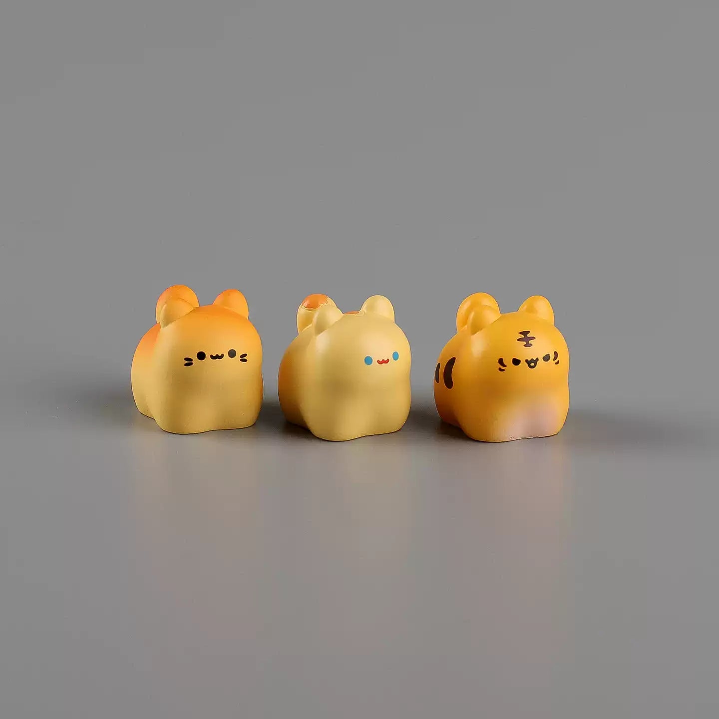 Nine Energetic Kittens Mini Figurines