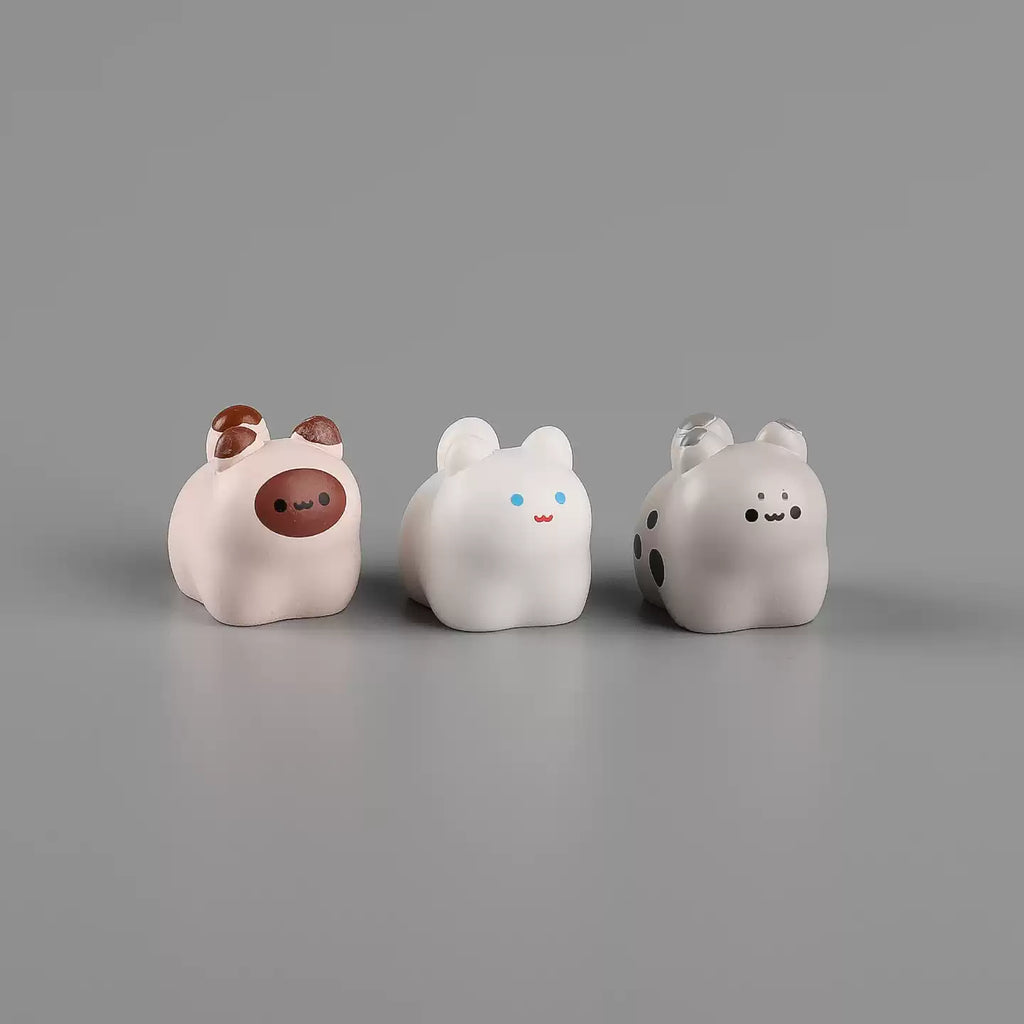 Nine Energetic Kittens Mini Figurines